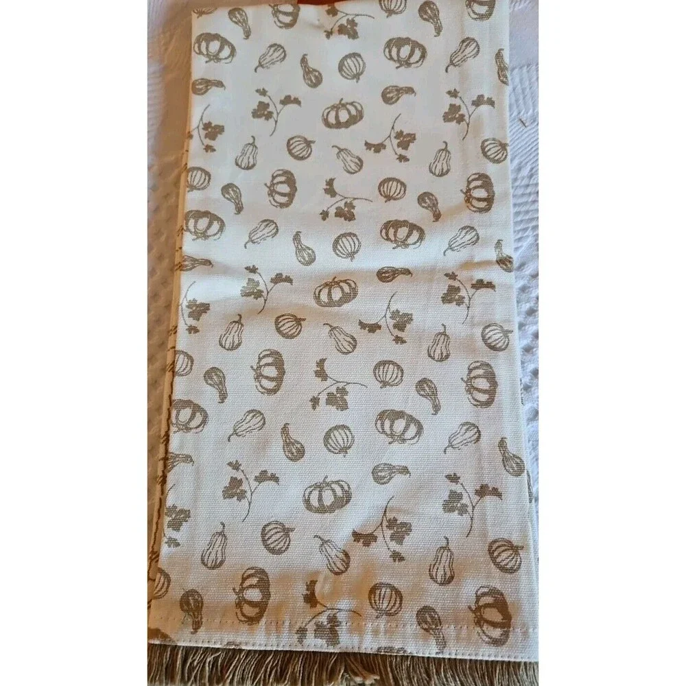 Rachel Ashwell Farmhouse Towels Set of 3 Fall Hallowen Thanksgiving 20x 28